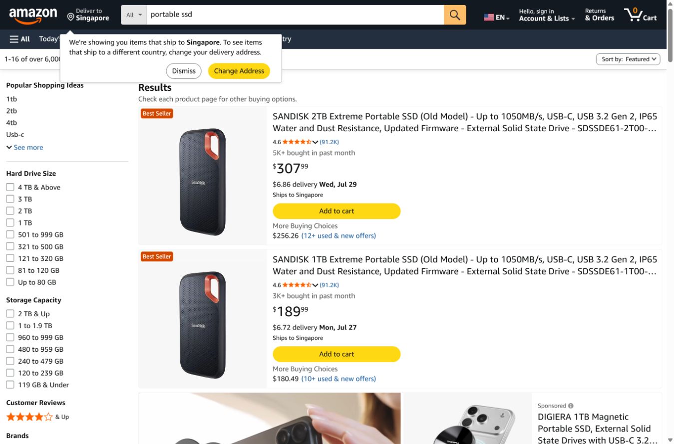 Original Amazon evidence at search.desktop.filtered